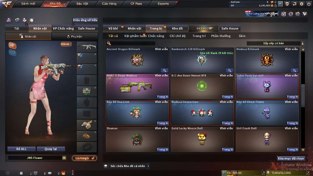 shop acc cf uy tin gia re